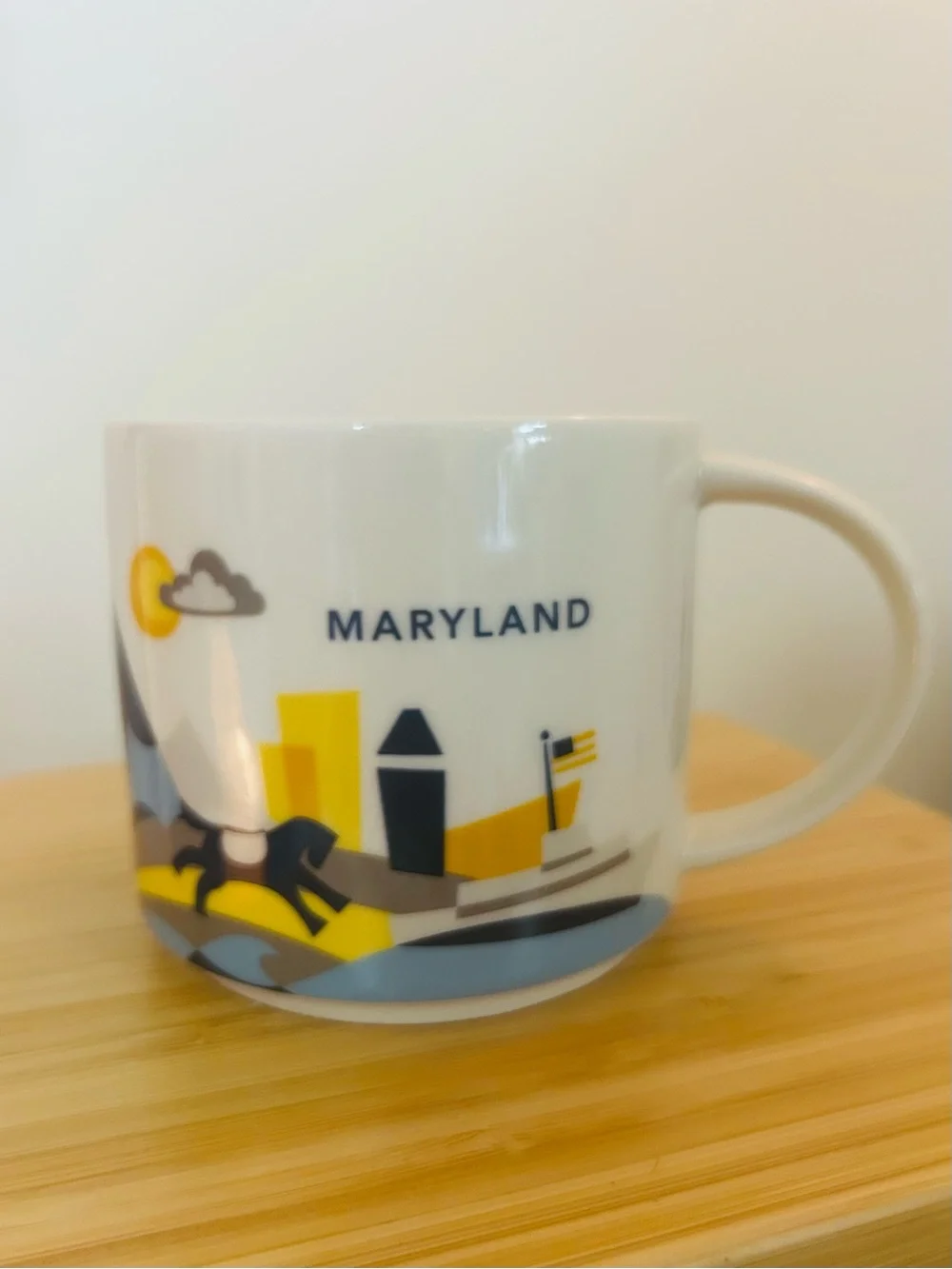 Starbucks You Are Here Maryland Ceramic Coffee Mug 14 oz YAH Collection